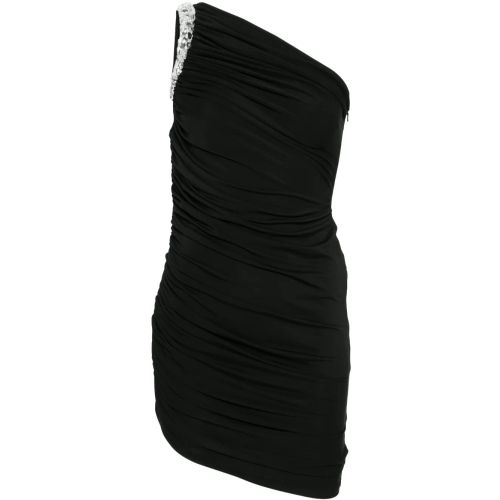 David Koma Crystal-Claw Draped Mini Dress - Black for Women