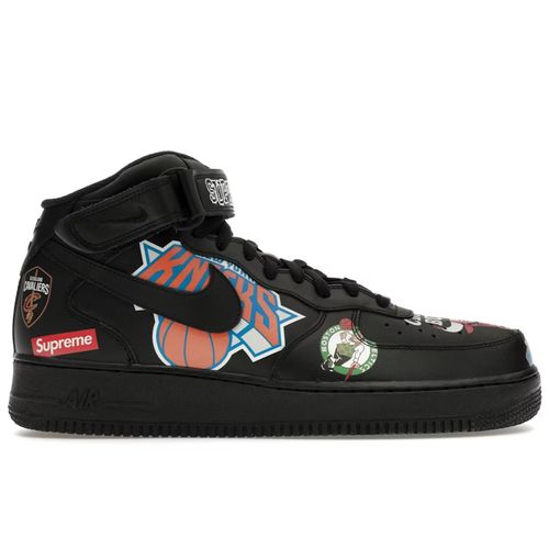 Nike Air Force Mid Supreme NBA Black for Men