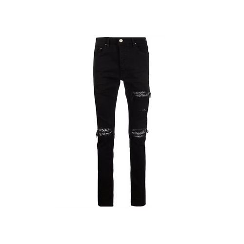 AMIRI MX1 Bandana Jacquard Jeans Black for Men