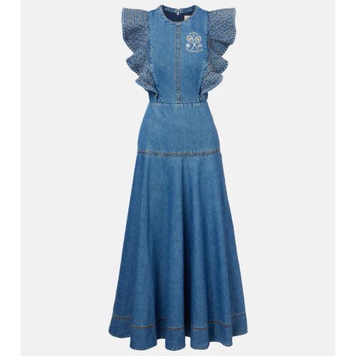 ALEMAIS Alémais Stephi High-Rise Denim Shorts for Women