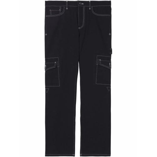 Farfetch Burberry Pants Kids Black Burberry Kids' Black Cotton
