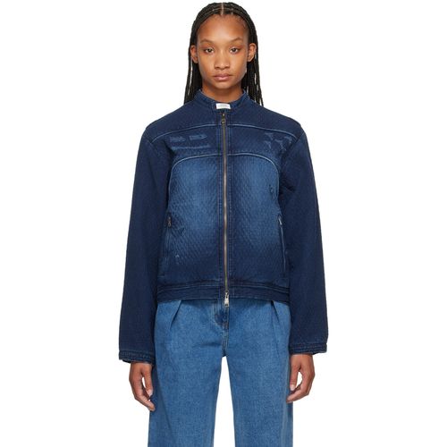 ADER Error Indigo Pelter Denim Jacket for ผู้หญิง