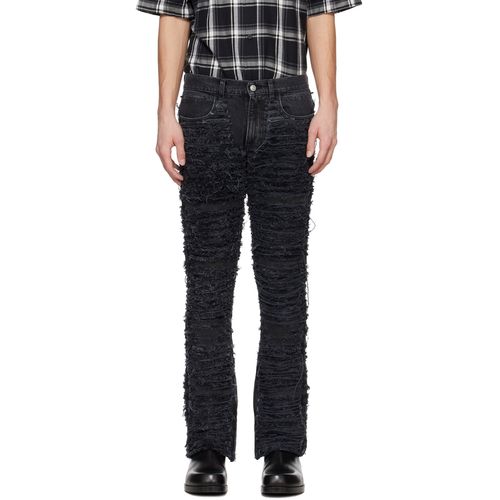 1017 ALYX 9SM Black Blackmeans Edition Jeans for Men 