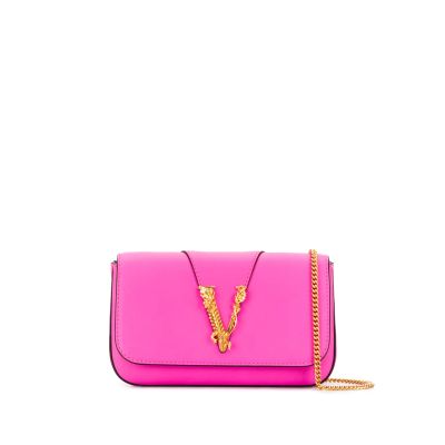 Versace hot pink bag Clearance