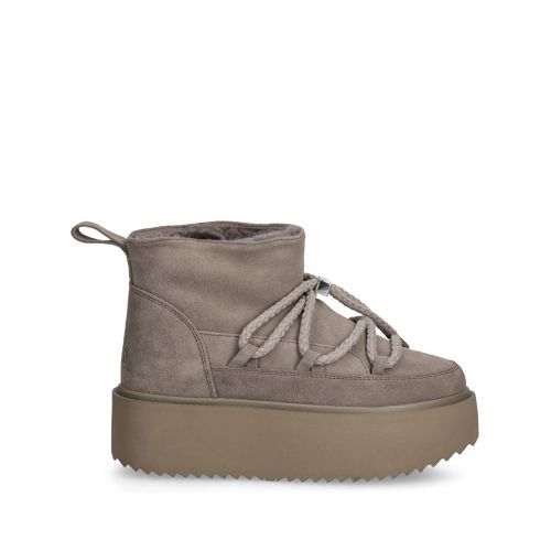 Inuikii Suede Boots Grey for ผู้หญิง