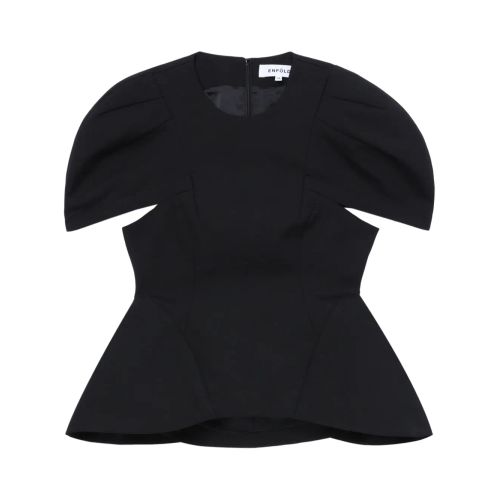 enfold ENFOLD GATHER つくれる PEPLUM-JACKET