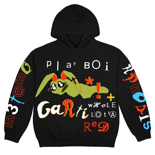 Playboi Carti X CPFM 4 WLR M3tamorphosis Hoodie Black for Women