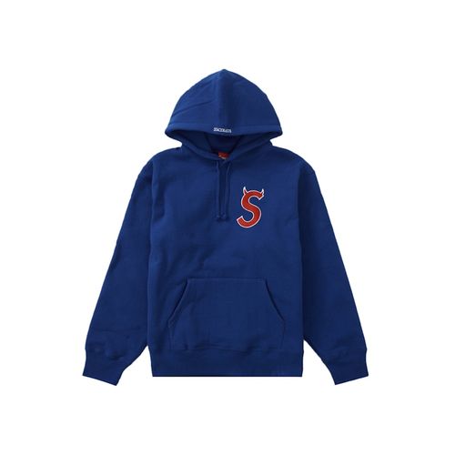 Supreme S Logo Hooded Sweatshirt (FW22) Black for Women