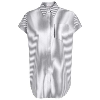 BRUNELLO CUCINELLI | Exclusive To Mytheresa - Striped Stretch-Cotton Shirt | Goxip