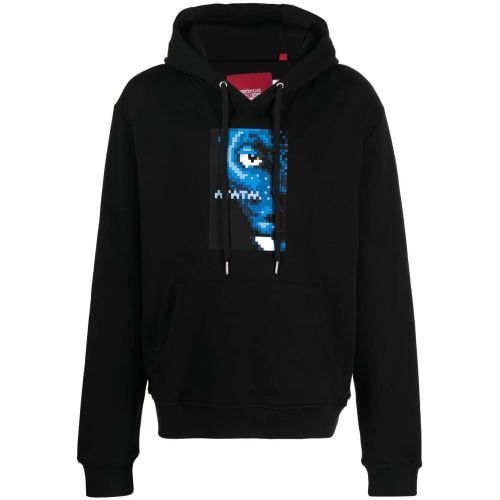 Mostly Heard Rarely Seen 8-Bit Graphic-Print Pullover Hoodie