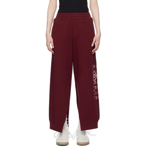 MM6 Maison Margiela グレー プリント ラウンジパンツ ウィメンズ