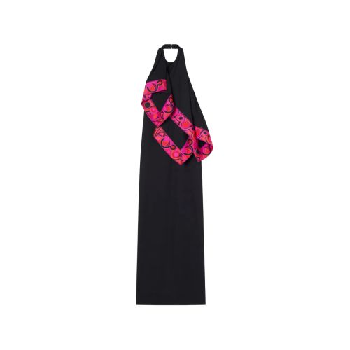 BRONX BANCO Violet Silver Sequin Maxi Dress for Women