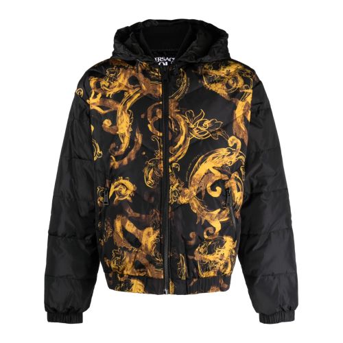 Versace Jeans Couture Watercolour Couture Printed Puffer Jacket