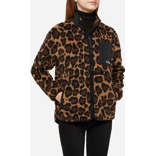 MC2 Saint Barth Teddy-Fleece Jacket Keystone With Leopard Print