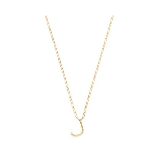 Zoe Lev 14K Yellow Gold Large Nail Initial Necklace, 18 for Women