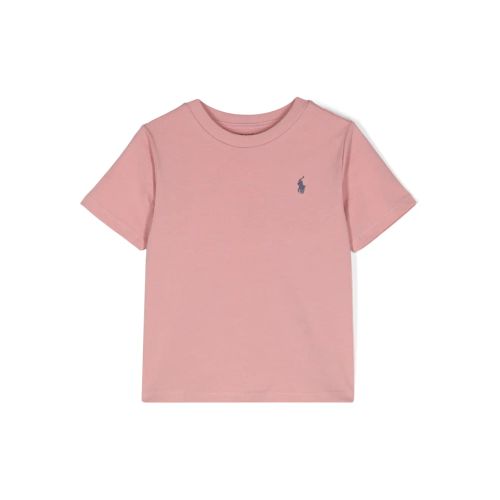 POLO RALPH LAUREN KIDS Polo Pony-Embroidered Cotton T-Shirt Pink