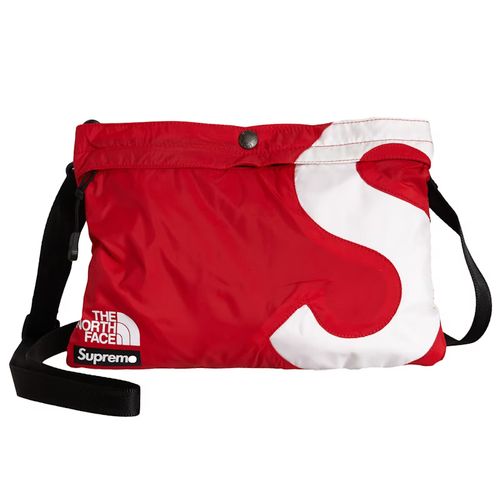 Supreme The North Face Leather Shoulder Bag Red für Damen