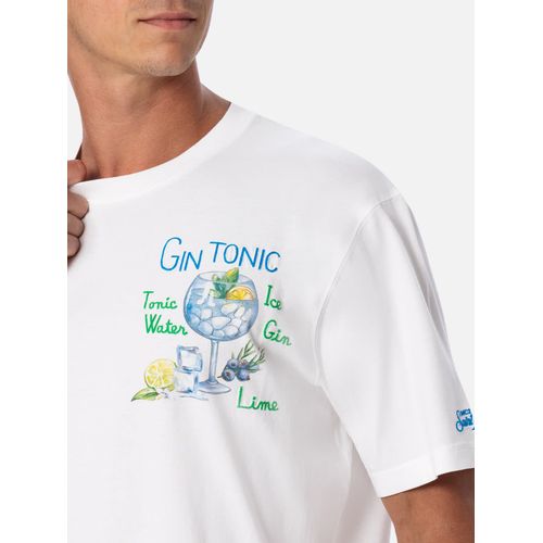 Mens Tshirt Tshirt Saint Barth MC2 Saint Barth Man Cotton T-Shirt