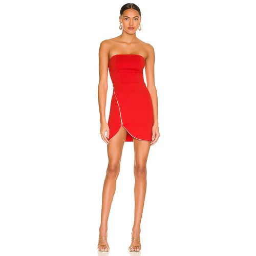 best pasties for backless dress Strapless Bow Back Silk Faille Mini Dress main image 0