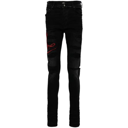 AMIRI Distressed Skinny Jeans Blue for Men