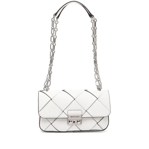 Michael Kors Small Tribeca Crossbody Bag White for Women