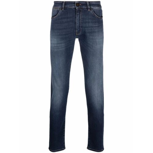 Pt01 Mid-Rise Slim-Fit Jeans Blue for Men