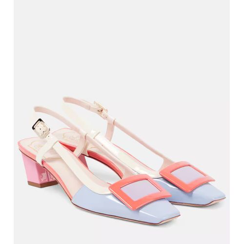 Roger Vivier Belle Vivier Patent Leather Slingback Pumps for ผู้หญิง