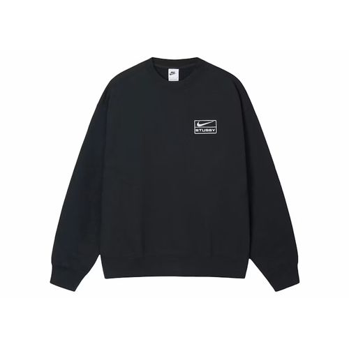 Nike x Stussy Washed Fleece Hoodie Black 