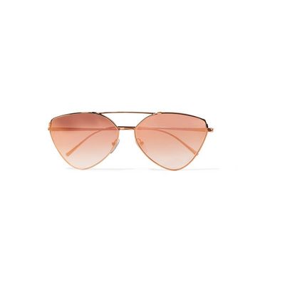 Prada sunglasses rose gold Clearance