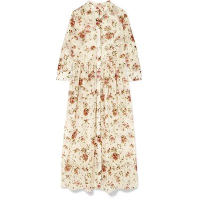 Buy Brock Collection Disco Floral Print Cotton Voile Midi Dress Cream At Goxip Lift your spirits with funny jokes, trending memes, entertaining gifs, inspiring stories, viral videos, and so much. goxip