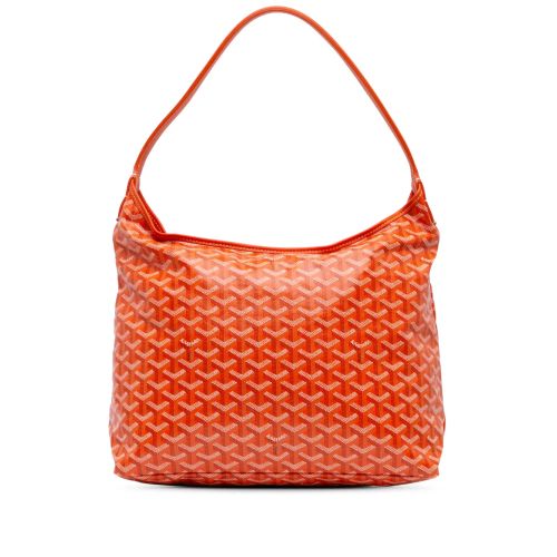 Goyard Pre-Owned 2023 Goyardine Boheme Hobo Shoulder Bag Orange