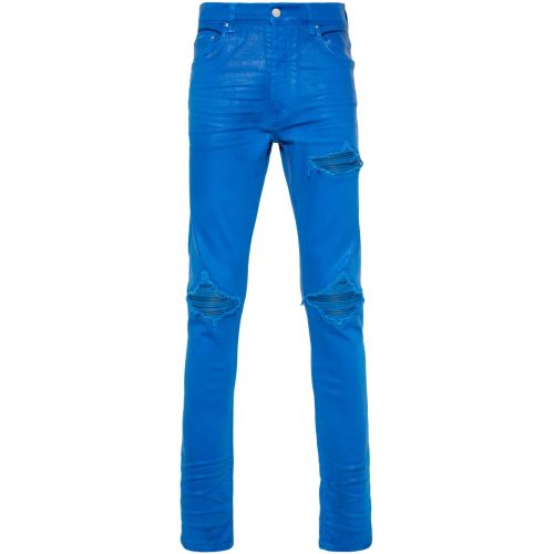 AMIRI Wax MX1 Skinny Jeans Blue for Men