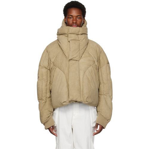 Entire Studios Beige XM Down Jacket for Men