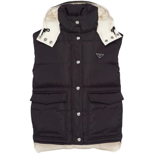 Prada Re-Nylon Padded Vest Black for Women