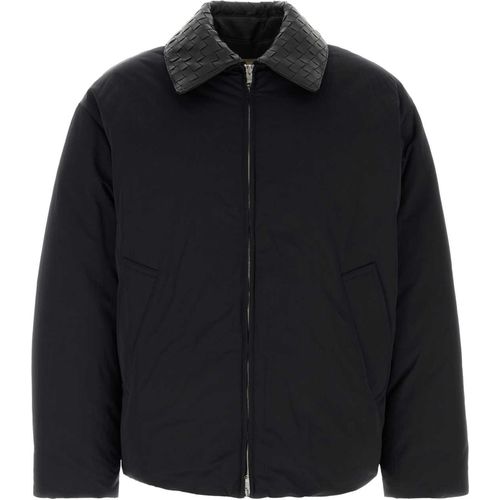 Bottega Veneta Brown Down Bomber Jacket for Men
