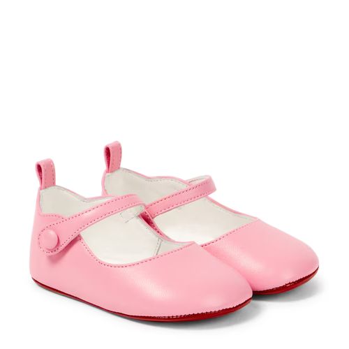 Christian Louboutin Kids Baby Love Chick Leather Ballet Flats for Kids - Main Image