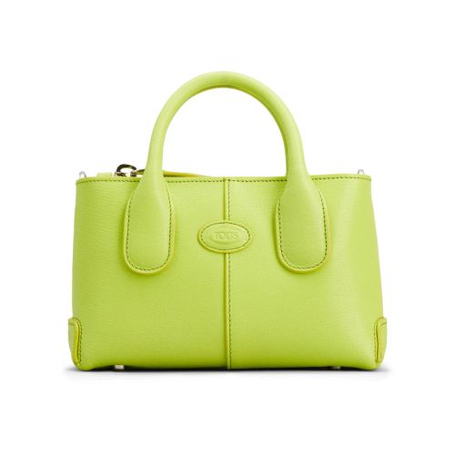 Tod'S Mini Leather Tote Bag Green for Women