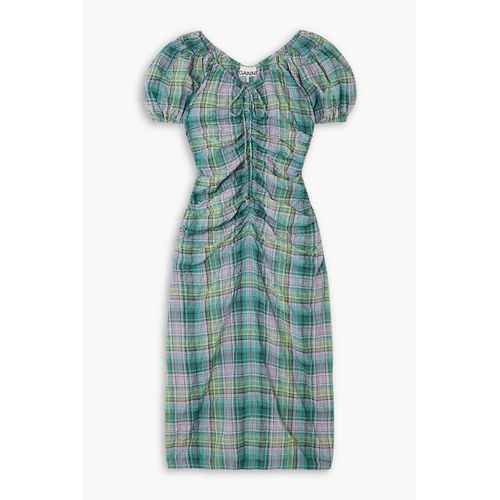blue dresses for women summer Trendy Ocean Blue Linen Dress