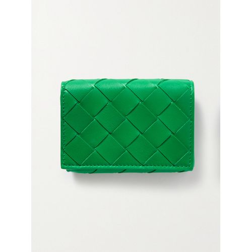 Bottega Veneta - Intrecciato Leather Wallet - Green - One Size for  