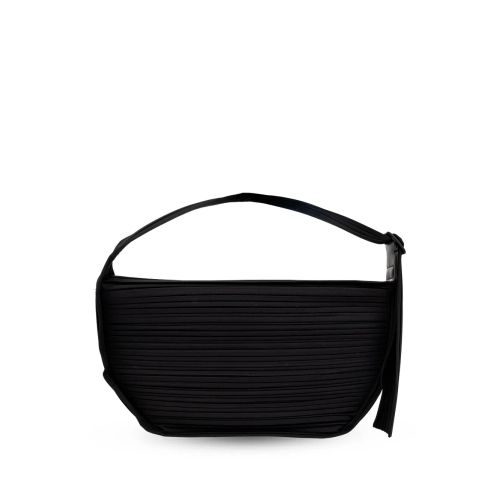 Pleats Please Issey Miyake Plissé Zipped Tote Bag Black for Women