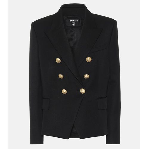 Balmain Mytheresa Pink Balmain Style Blazer Embellished Double