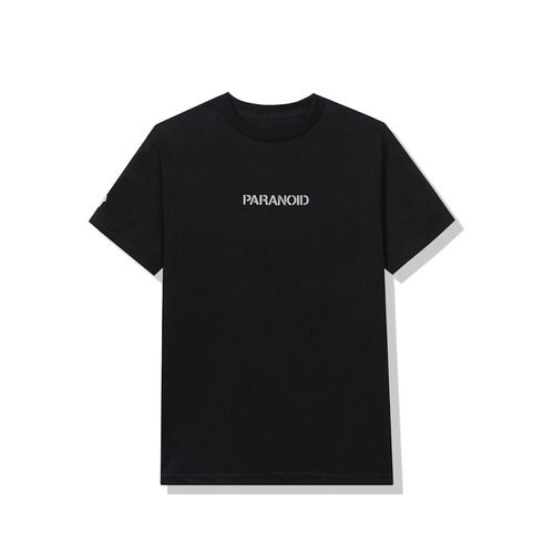 Anti Social Social Club X Undefeated Paranoid T-Shirt Black for Men