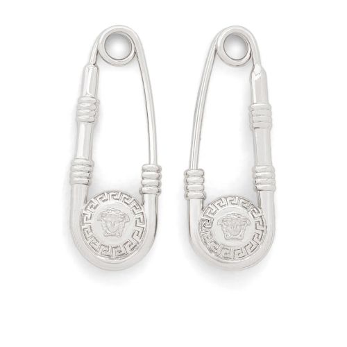 Men Earrings Safety Pin Man Paper Clip Earring Pairs Safety Pin