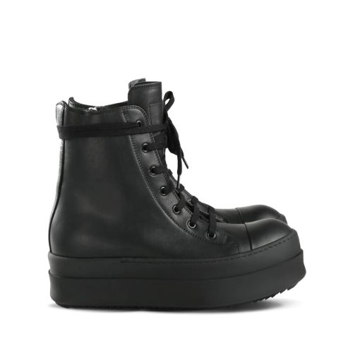 Rick Owens Hollywood Mega Bumper Boots Black for Women