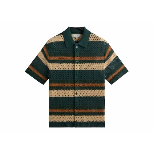 Kith Thompson Crochet Buttondown Veil for Men