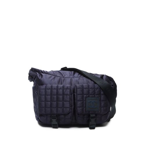 CHANEL Pre-Owned 2004 Sports Line Shoulder Bag Blue for Women