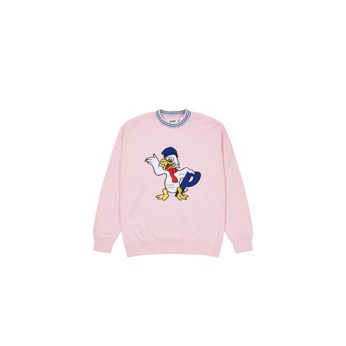 Palace Gaufre Drop Shoulder Crew Purple for Women