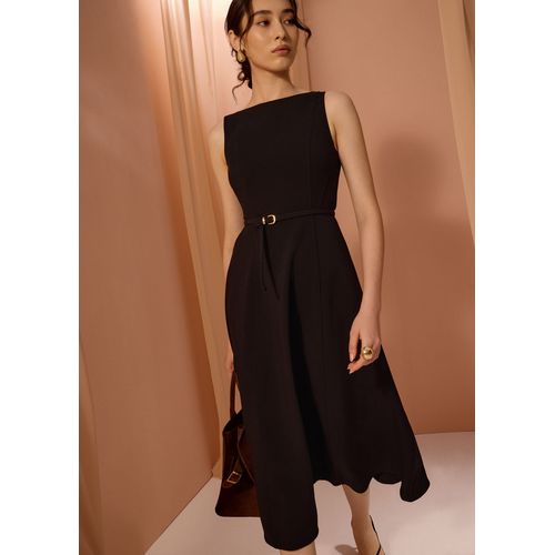 Love Bonito White V Neck Fit And Flare Dress LOVE, BONITO Lace