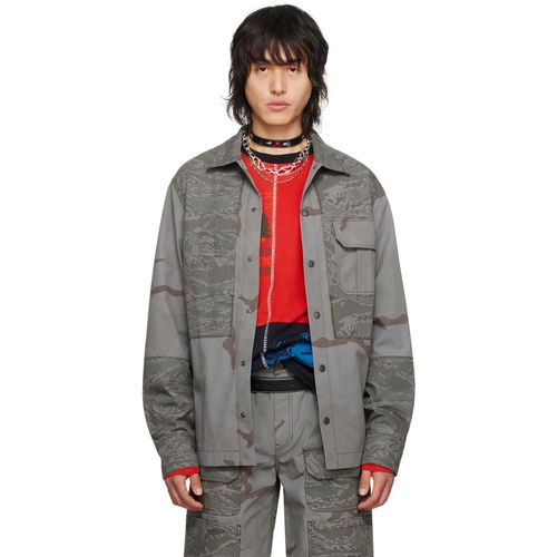 Marine Serre Beige Desert Jacket for Men
