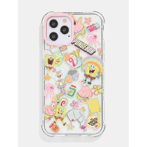 Sponge Bob X Skinnydip Sticker Shock I Phone Case, I Phone 12 12 Pro Case - Main Image